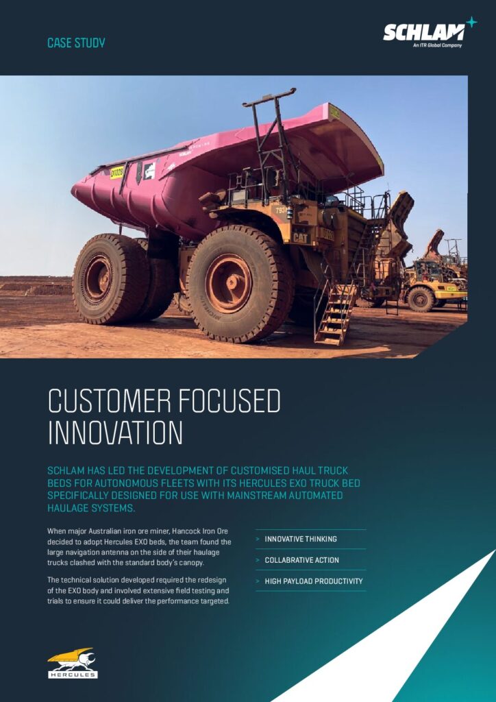 Customer Focused Innovation ROY HILL